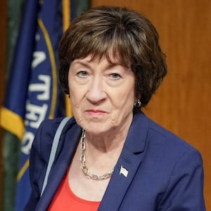 U.S. Senator Susan Collins (R-ME) attends a Senate Appropriations Committee hearing on U.S. President Donald Trump's supplemental funding request for the Department of Defense, in Washington, D.C., U.S., July 21, 2026. REUTERS/Eric Lee