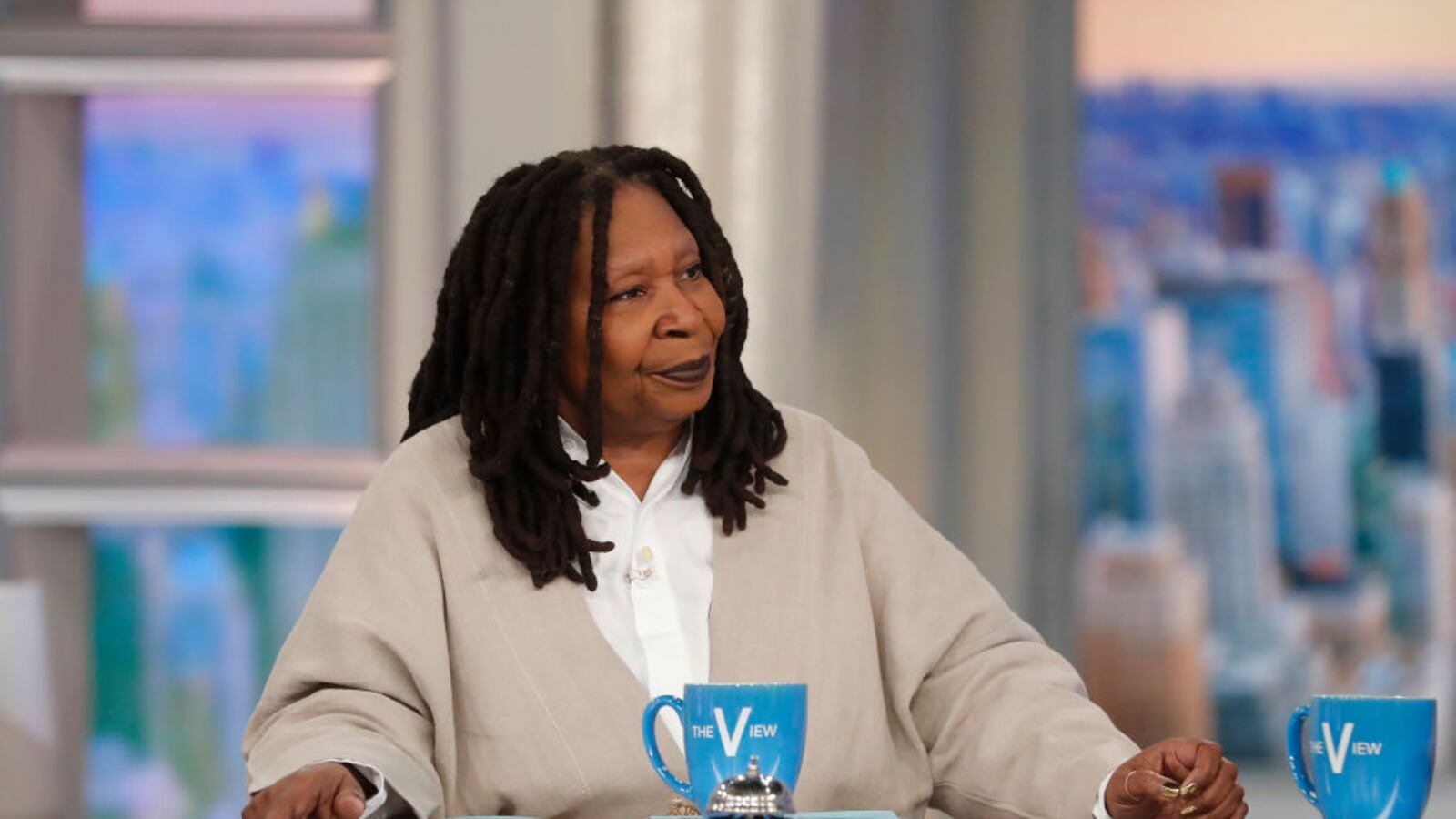 Whoopi Goldberg appears on The View on Wednesday, March 29, 2023.
