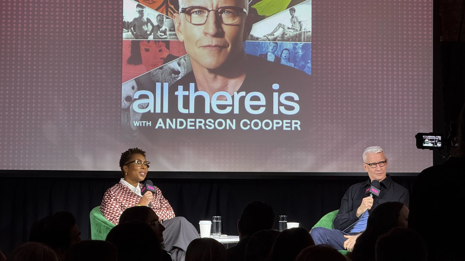 Audie Cornish and Anderson Cooper.