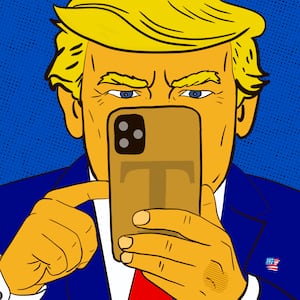 Donald Trump illustration, illo