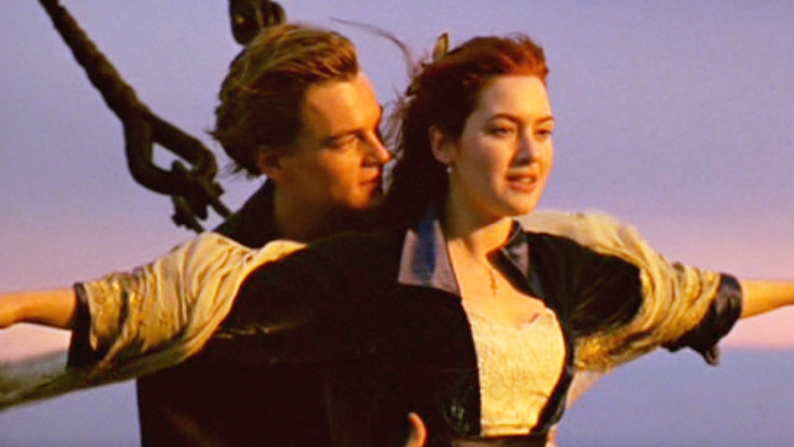 Leonardo DiCaprio and Kate Winslet in 'Titanic'