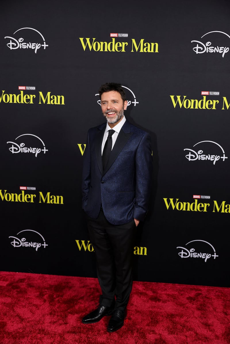 Andrew Guest attends a premiere for Marvel Television’s “Wonder Man” at the TCL Chinese Theatre in Los Angeles, California, U.S., January 22, 2026. REUTERS/Daniel Cole
