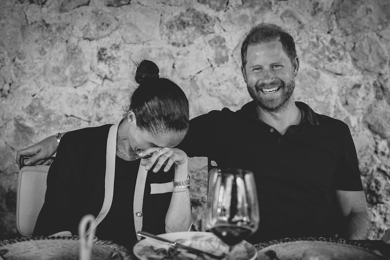 Harry and Meghan, as seen on Instagram this week.