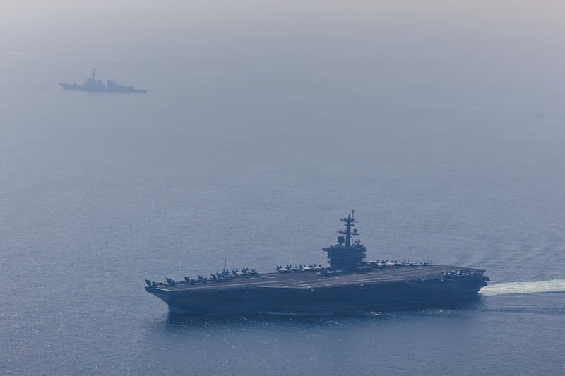 USS Abraham Lincoln in the Arabian Sea, Feb. 6, 2026