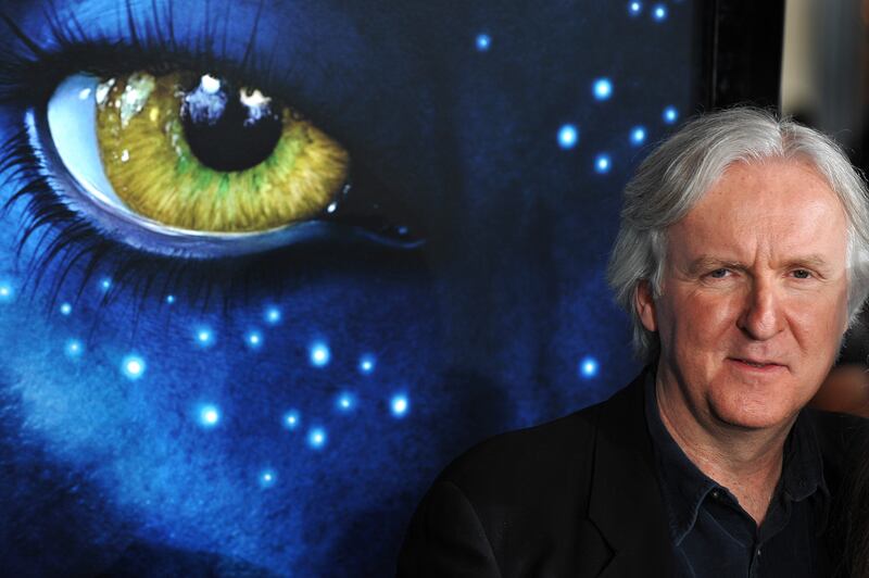 Director James Cameron arrives at the premiere of "Avatar," at the Grauman's Chinese Theatre, in the Hollywood section of Los Angeles, California on December 16, 2009.    AFP PHOTO / Robyn Beck (Photo credit should read ROBYN BECK/AFP via Getty Images)