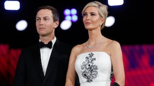 Jared Kushner and Ivanka Trump at the Liberty Inaugural Ball on January 20, 2025 in Washington, DC.