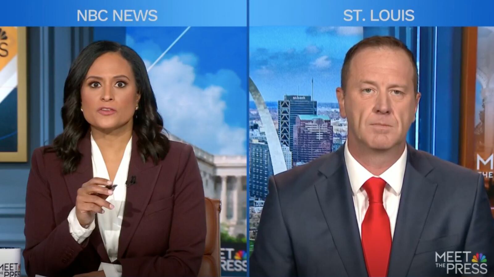 Kristen Welker and Eric Schmitt on Meet the Press.