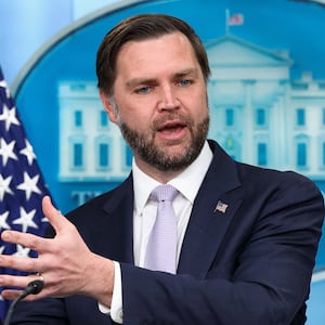U.S. Vice President JD Vance speaks during a press briefing at the White House in Washington, D.C., U.S., May 19, 2026.  REUTERS/Kevin Lamarque