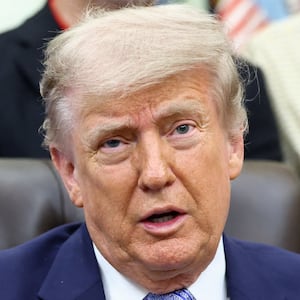 U.S. President Donald Trump speaks during an announcement with U.S. Environmental Protection Agency (EPA) Administrator Lee Zeldin (not pictured) in the Oval Office at the White House, in Washington, D.C., U.S., May 21, 2026.