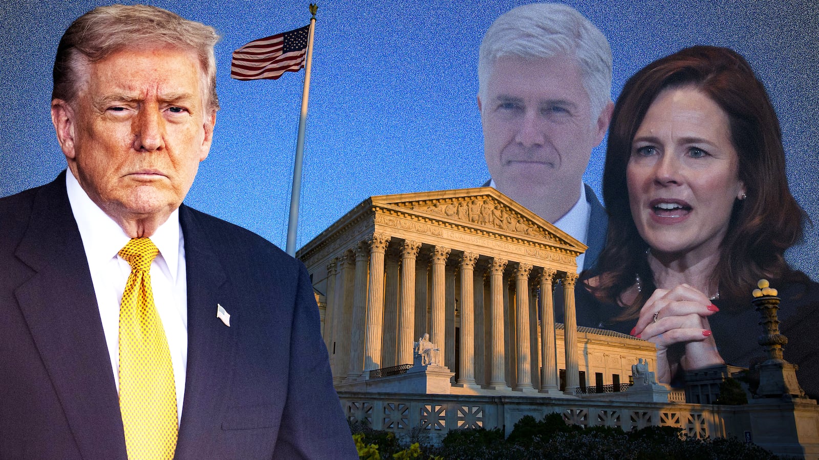 Donald Trump, Neil Gorsuch, Amy Coney Barrett