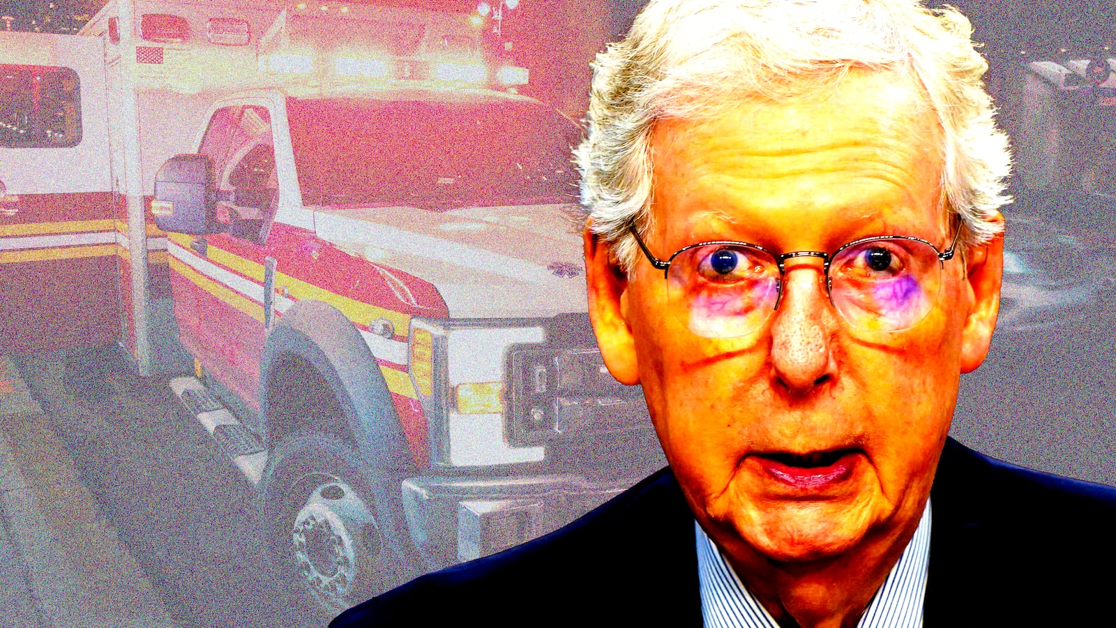 Mitch McConnell photo illustration