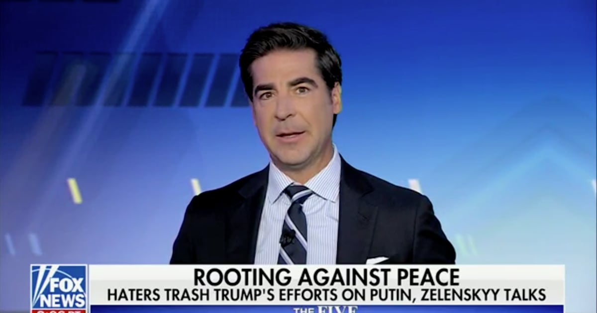 Fox News’ Jesse Watters Offers Utterly Bizarre Reason to Love Trump