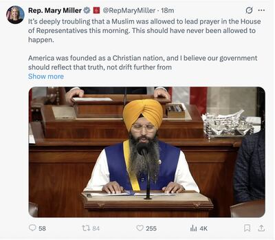 Hitler-Quoting GOP Rep Mary Miller Makes Jaw-Dropping Religious Blunder
