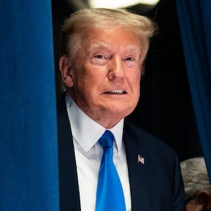 Washington, DC - September 15 :  Former President Donald Trump walks out to speak at the Concerned Women for America Summit held at the Capitol Hilton on Friday, Sept 15, 2023, in Washington, DC. (Photo by Jabin Botsford/The Washington Post via Getty Images)