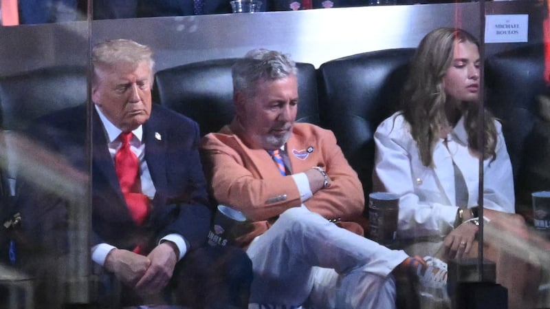 Trump at Game 3