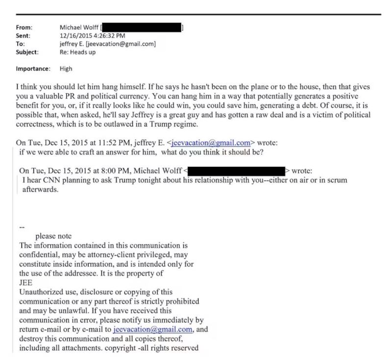 Jeffrey Epstein emails