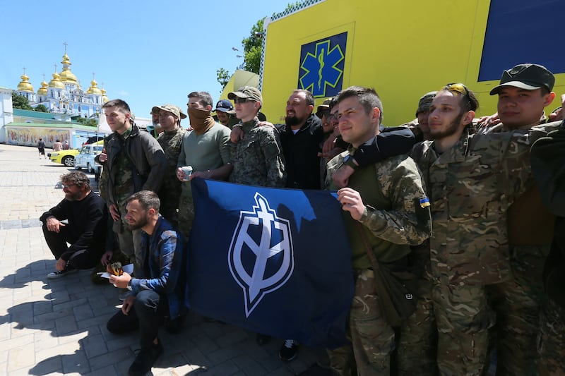 The Russian Volunteer Corps (RVC) is a group of pro-Ukrainian Russians who fight against Putin for Ukraine.