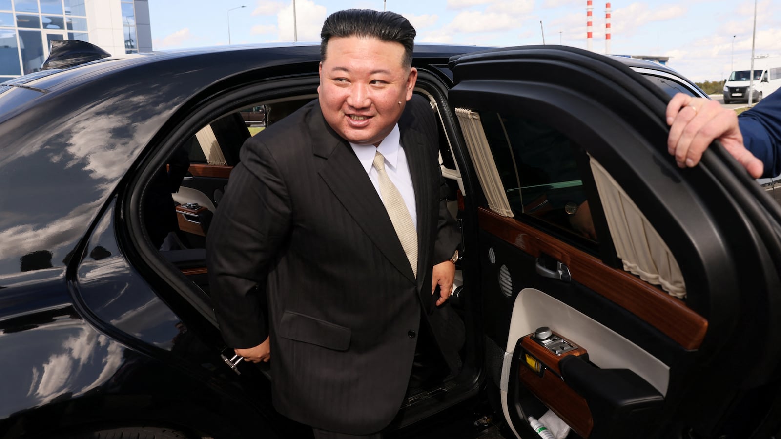 Vladimir Putin has gifted a car to North Korean leader Kim Jong Un, state media reports.