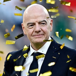 donald trump gianni infantino