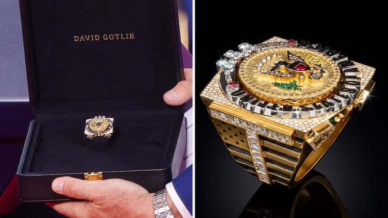 Ring gifted to Donald Trump