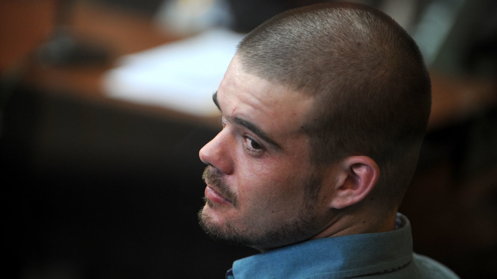 Joran Van der Sloot during a Peru hearing.