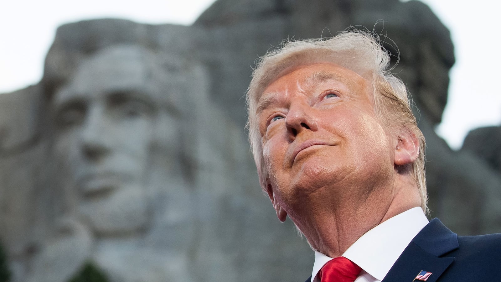 US President Donald Trump arrives for the Independence Day events at Mount Rushmore National Memorial in Keystone, South Dakota, July 3, 2020. (Photo by SAUL LOEB / AFP) (Photo by SAUL LOEB/AFP via Getty Images)