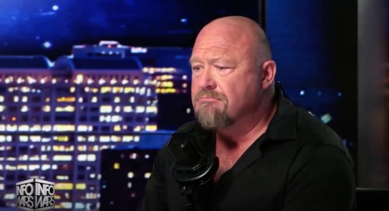 Alex Jones talks Trump on his podcast.