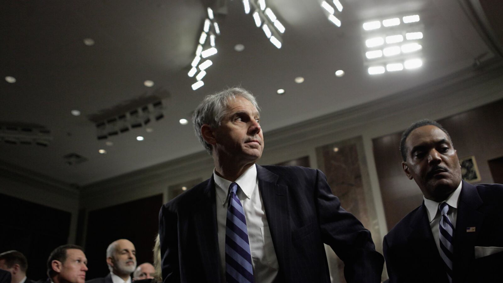 articles/2012/05/23/senate-panel-quizzes-secret-service-director-mark-sullivan-on-colombian-prostitutes/secret-service-prostitution-hearing-stone_n6l2lk