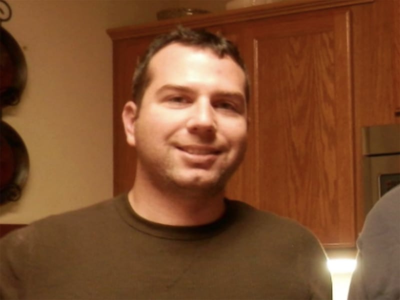 Jonathan Ross, 43, left, with family members in 2014.