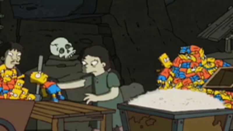 Banksy's 'Simpsons' Intro