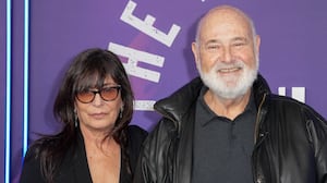 Michele Singer Reiner, Rob Reiner at SNL50: The Homecoming Concert at Radio City Music Hall on February 14, 2025 in New York, New York. (Photo by John Nacion/Variety via Getty Images)