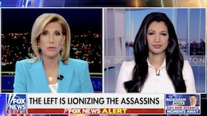 Laura Ingraham interviews Katie Miller on Fox News.