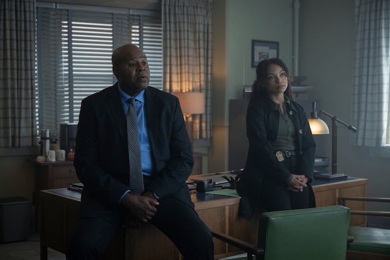 Chi McBride as Agent Max Williams and Logan Browning as Agent Sarah Greer.