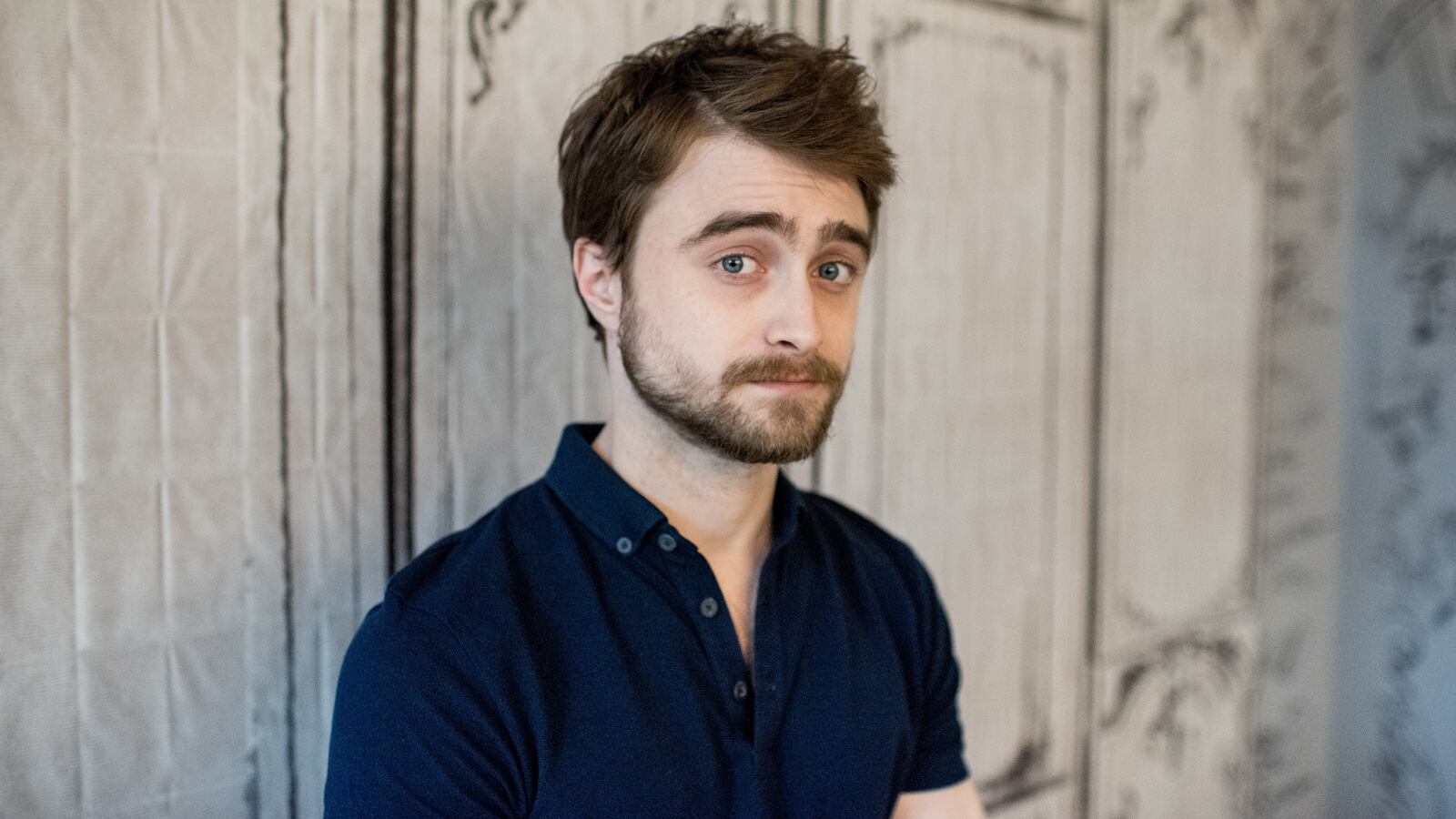 NEW YORK, NY - JUNE 27: Actor Daniel Radcliffe discusses his new film "Swiss Army Man" with AOL Build at AOL Studios In New York on June 27, 2016 in New York City. (Photo by Roy Rochlin/FilmMagic)