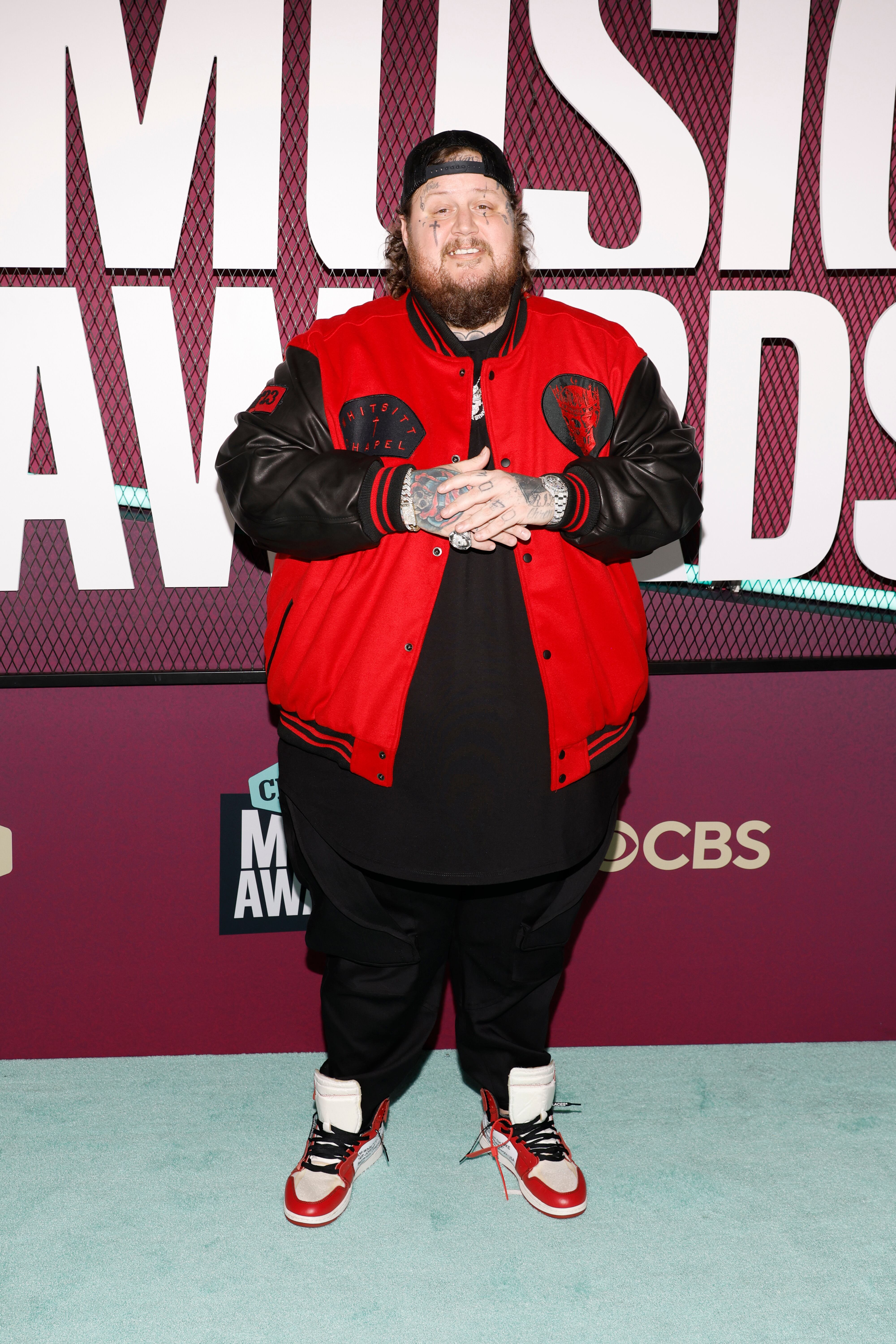 Jelly Roll attends the CMT Music Awards on April 02, 2023.