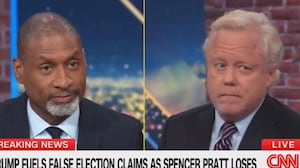Hal Lambert (L) and Charles Blow clashed on CNN.