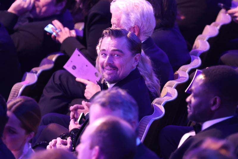 Leonardo DiCaprio attends the EE BAFTA Film Awards 2026 at The Royal Festival Hall on February 22, 2026, in London, England.