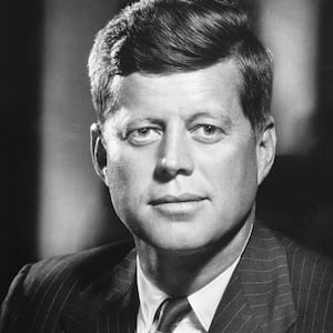 Donald Trump and John F. Kennedy.