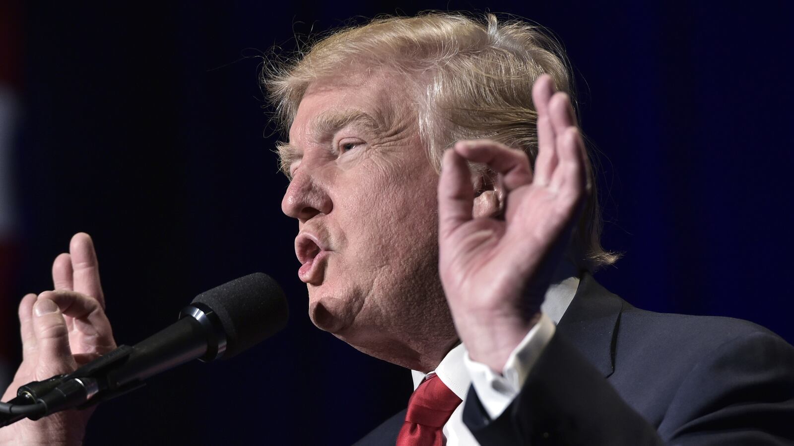 Donald Trump in Reno Nevada in 2016