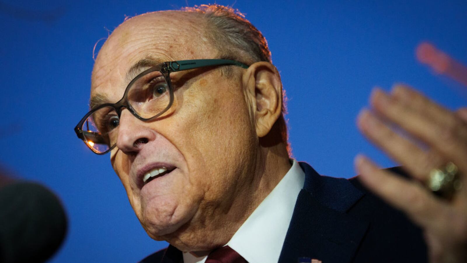Rudy Giuliani, the former personal lawyer for former U.S. President Donald Trump.