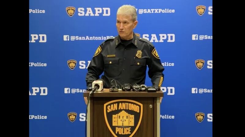 San Antonio Police Department Chief of Police McManus.