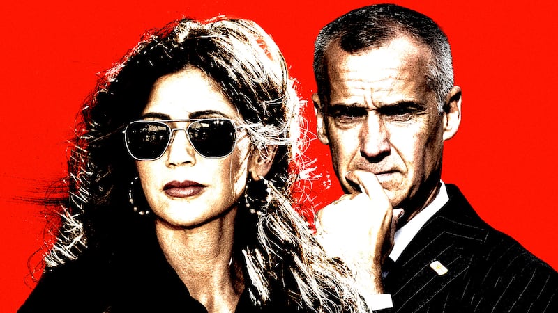 Kristi Noem and Corey Lewandowski