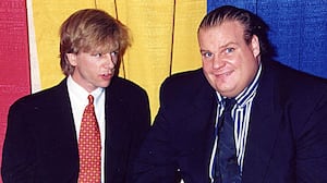 David Spade and Chris Farley
