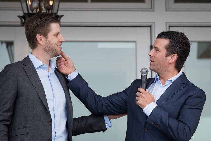 Donald Trump Jr. and Eric Trump