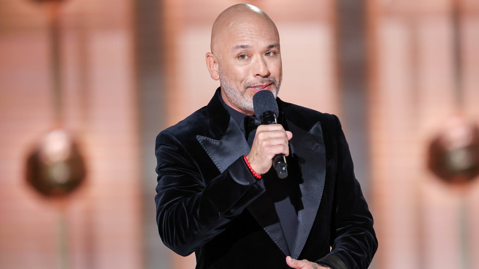 Photo of Jo Koy hosting the Golden Globe Awards