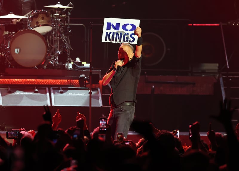 Bruce Springsteen & The E Street Band perform during Land of Hope & Dreams American Tour at Target Center on March 31, 2026 in Minneapolis, Minnesota.