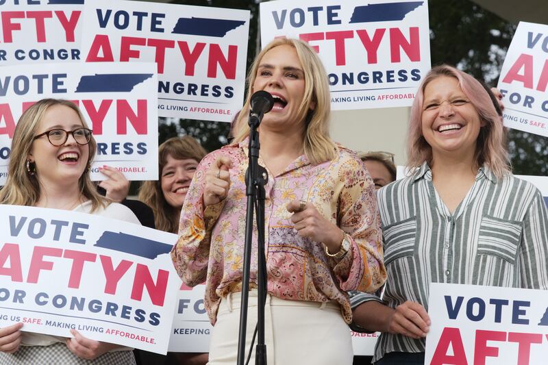 Democratic state Rep. Aftyn Behn is running in the close special election to fill the vacant seat to represent Tennessee's 7th congressional district.