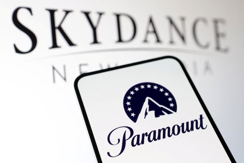 Paramount Global and Skydance logos are seen in this illustration taken December 17, 2024. REUTERS/Dado Ruvic/Illustration