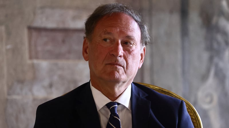 Supreme Court Justice Samuel Alito attends an event organized by the U.S. Embassy to the Holy See, in Rome, Italy, September 20, 2025.