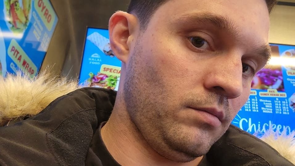 Gordon Black, a U.S. serviceman detained in Russia, looking into the camera,